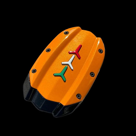 Arancio Borealis and Nero Pegaso Custom Lamborghini Huracan Key