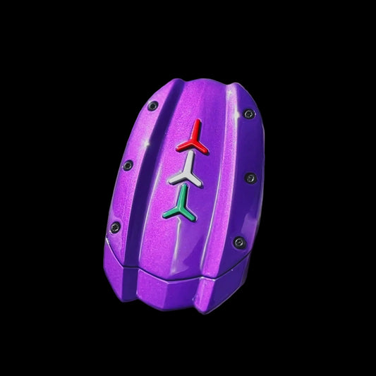 Viola Pasifae and Giallo Orion Custom Lamborghini Huracan STO Key Cover