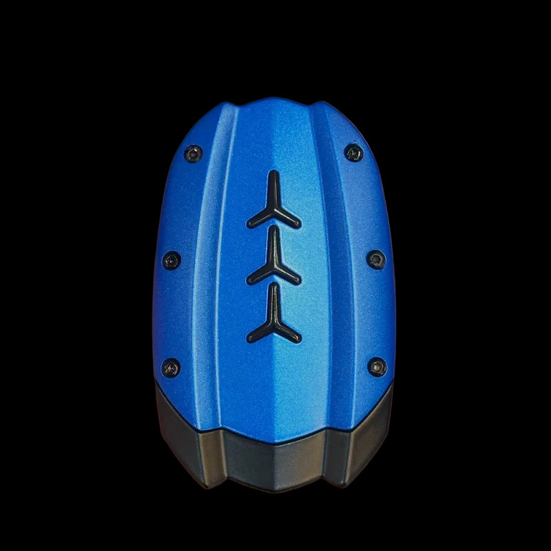 Iced Blue Titanium and Nero Nemesis Lamborghini Aventador S Custom Key Cover