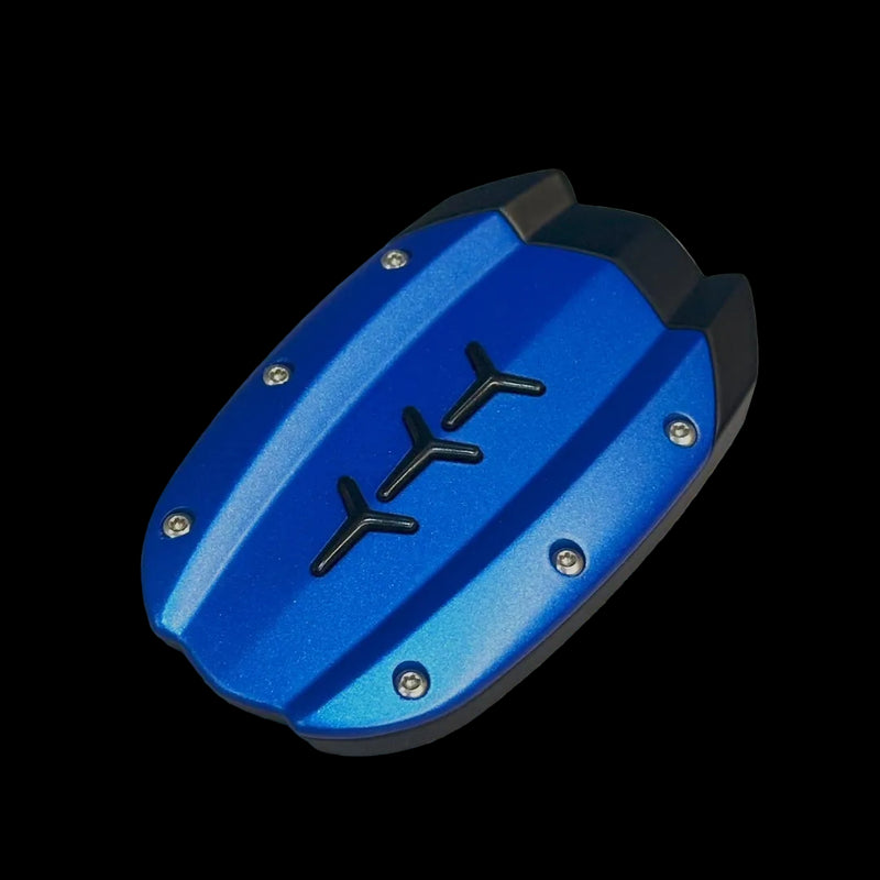 Iced Blue Titanium and Nero Nemesis Lamborghini Aventador S Custom Key Cover